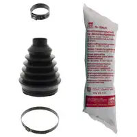 febi Achsmanschette Satz f&uuml;r RENAULT Clio 2 Twingo 1 Kangoo vorne radseitig 7701209238