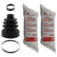 febi 100199 Achsmanschette Satz f&uuml;r OPEL Corsa D S07 Adam M13 vorne getriebeseitig 1603414