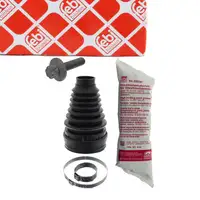 febi Achsmanschette Satz für MERCEDES C-Klasse W204 S204 W212 S212 vorne getriebeseitig