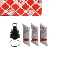 febi Achsmanschette Satz f&uuml;r RENAULT Trafic 2 Master 2 3 vorne getriebeseitig 7701209260