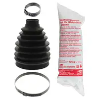 febi Achsmanschette Satz f&uuml;r OPEL Corsa D E RENAULT Clio 4 FIAT DACIA vorne radseitig