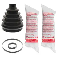 febi 100422 Achsmanschette Satz f&uuml;r VW Transporter T5 AUDI 4LB vorne radseitig 7H0498203A