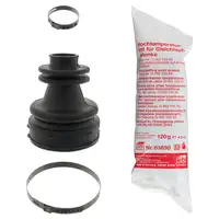 febi 100430 Achsmanschette Satz f&uuml;r RENAULT Clio 3 Espace 4 Megane 2 Laguna 2 7701209254