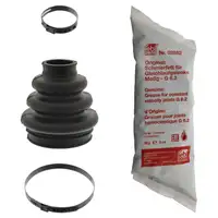 febi Achsmanschette Satz f&uuml;r BMW 1er E81 E87 3er E90 E91 E92 X1 E84 X3 hinten 33217572441