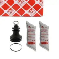 febi Achsmanschette Satz f&uuml;r RENAULT Clio 2 Twingo 1 Megane Duster Logan 7701209258