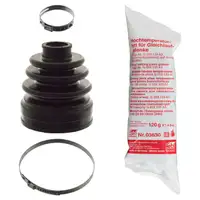 febi Achsmanschette Satz f&uuml;r NISSAN Qashqai/Qashqai +2 vorne getriebeseitig C9741-JA00A