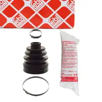 febi Achsmanschette Satz f&uuml;r NISSAN Qashqai/Qashqai +2 vorne getriebeseitig C9741-JA00A