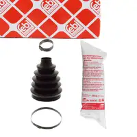 febi Achsmanschette Satz f&uuml;r RENAULT Kadjar HA NISSAN Qashqai 2 3 vorne getriebeseitig