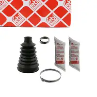 febi Achsmanschette Satz f&uuml;r RENAULT Clio 1 2 Twingo Kangoo 1 2 Thalia 1 2 vorne radseitig