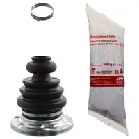 febi 14067 Achsmanschette Satz f&uuml;r MERCEDES Sprinter 2-4t B901-B904 vorne getriebeseitig