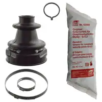 febi 14218 Achsmanschette Satz f&uuml;r FORD Mondeo 2 MK2 Vorderachse getriebeseitig 1073949