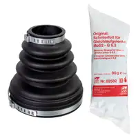 febi Achsmanschette Satz Antriebswelle f&uuml;r CITROEN C5 2 3 PEUGEOT getriebeseitig 3287.A6