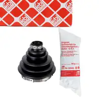 febi 176054 Achsmanschette Satz Antriebswelle f&uuml;r FIAT 500X Tipo Doblo vorne radseitig