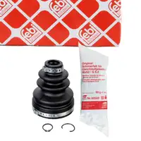 febi 176072 Achsmanschette Satz f&uuml;r TOYOTA Yaris P1 P13 vorne getriebeseitig 04438-52100