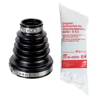febi Achsmanschette Satz Antriebswelle f&uuml;r OPEL Corsa F PEUGEOT 2 vorne rechts getriebes.