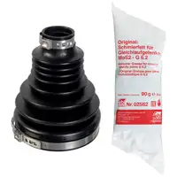 febi 178981 Achsmanschette Satz f&uuml;r VOLVO S60 2 V40 525 526 vorne getriebeseitig 31325679