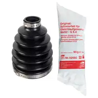 febi Achsmanschette Satz f&uuml;r MERCEDES W176 W246 CLA C117 X117 GLA X156 vorne radseitig