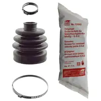 febi 17082 Achsmanschette Satz f&uuml;r NISSAN Micra 1 K10 Vorderachse radseitig 39241-01M29SK