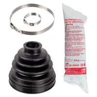 febi Achsmanschette Satz f&uuml;r PEUGEOT Boxer CITROEN Jumper FIAT Ducato vorne getriebeseitig