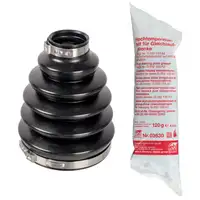 febi Achsmanschette Satz f&uuml;r FORD Galaxy 2 Mondeo 4 MK4 S-Max vorne rechts radseitig