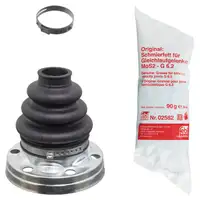 febi Achsmanschette Satz f&uuml;r BMW 1er E81 E87 E88 3er E90 E91 F31 X1 hinten getriebeseitig