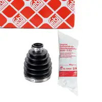 febi Axle Boot Set for RENAULT Clio 3 and Twingo 2 Modus/Grand Modus (front, wheel side)