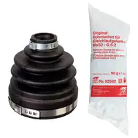 febi Achsmanschette Satz f&uuml;r KIA Sportage 3 HYUNDAI ix35 vorne getriebeseitig 495952Y900