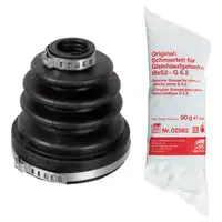 febi Achsmanschette Satz f&uuml;r FIAT Punto ALFA Mito LANCIA Musa Abarth vorne getriebeseitig