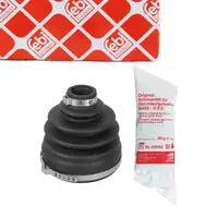 febi 172665 Achsmanschette Satz f&uuml;r KIA Rio 2 Sportage 2 vorne getriebeseitig 49595-1G500