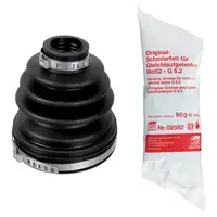 febi 172927 Achsmanschette Satz f&uuml;r FIAT Grande Punto LANCIA Delta 3 vorne getriebeseitig