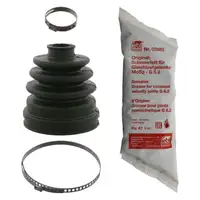 febi Achsmanschette Satz f&uuml;r NISSAN Almera 1 3 1000NX vorne getriebeseitig 39741-01E89