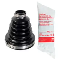 febi Achsmanschette Satz Antriebswelle f&uuml;r FORD Mondeo 5 S-Max 3 vorne getriebeseitig