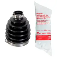 febi 180207 Achsmanschette Satz Antriebswelle f&uuml;r PEUGEOT 208 CITROEN C3 2 vorne radseitig