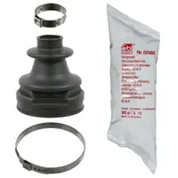 febi 22985 Achsmanschette Satz f&uuml;r FORD Mondeo 3 MK3 Vorderachse getriebeseitig 4106429