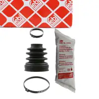 febi Achsmanschette Satz f&uuml;r FORD Focus PEUGEOT 206 306 307 CITROEN vorne getriebeseitig