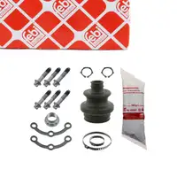 febi Achsmanschette Satz f&uuml;r MERCEDES W202 S202 W210 S210 CLK C208 hinten getriebeseitig