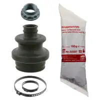 febi Achsmanschette Satz f&uuml;r MERCEDES W203 S203 W210 S210 W124 R129 R170 hinten radseitig