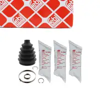 febi Achsmanschette Satz f&uuml;r BMW X3 OPEL Astra G H Corsa C Combo Zafira B vorne radseitig