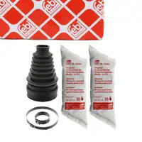 febi Axle Boot Set for Mercedes A-Class W169 and B-Class W245 (front, transmission side)