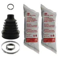 febi Achsmanschette Satz f&uuml;r RENAULT Clio 3 4 Megane 3 4 Zoe Laguna 3 Kangoo Fluence 1