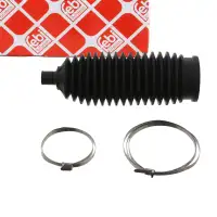 febi 29525 Faltenbalgsatz Lenkmanschette Spurstange f&uuml;r RENAULT Clio 3 Modus Thalia vorne