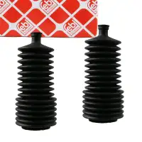 2x febi 21172 Spurstange Lenkmanschette Faltenbalg f&uuml;r RENAULT Laguna 1 vorne 7701469657