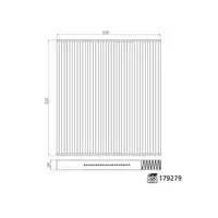 febi 179279 Innenraumfilter Pollenfilter Microfilter f&uuml;r JEEP Cherokee KL 68410725AB