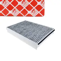 febi 108986 Innenraumfilter Aktivkohlefilter Microfilter f&uuml;r JAGUAR XJ X350 X358 C2C6884