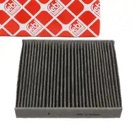 febi Innenraumfilter Aktivkohlefilter f&uuml;r NISSAN Micra 5 RENAULT Captur 1 Clio 4 DACIA