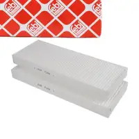 2x febi 184076 cabin air filter for NISSAN NP300 Navara D40 PICKUP D22 Pathfinder 3 R51