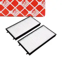 febi 21651 Innenraumfilter Pollenfilter Filtereinsatz Satz f&uuml;r BMW 7er E65 E66 64116921018