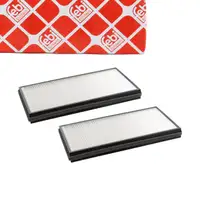 febi 22069 Innenraumfilter Pollenfilter Satz f&uuml;r BMW 5er E60 E61 6er E63 E64 64319174372