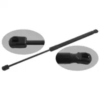febi 31674 Heckklappend&auml;mpfer Gasfeder D&auml;mpfer f&uuml;r AUDI A6 C6 mit autom. Heckklappe