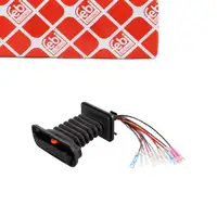 febi Kabel Rep.-Satz + Faltenbalg Fahrzeugt&uuml;r f&uuml;r SKODA Roomster 5J7 vorne beidseitig